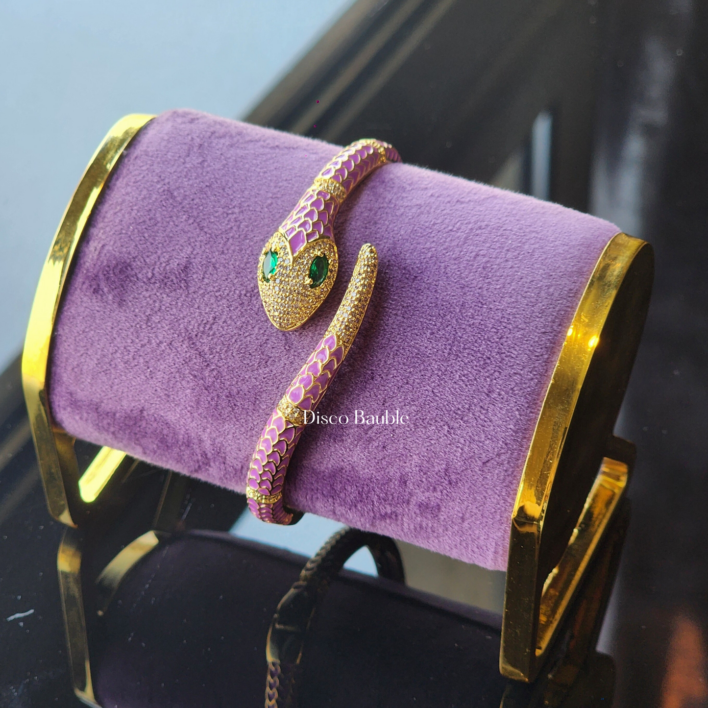 Snake bangle (Lavender)