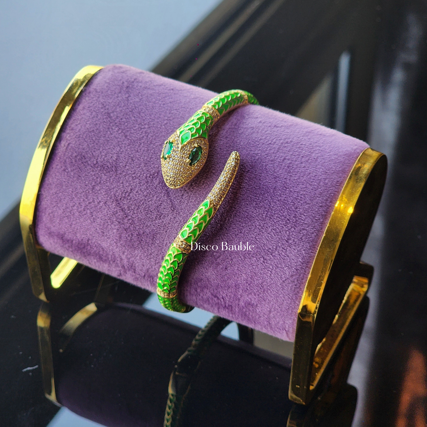 Snake bangle (Green)