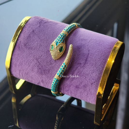 Snake bangle (Blue)