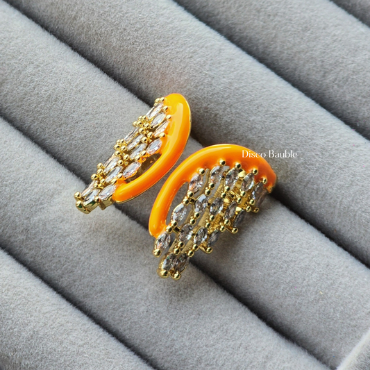 Wings of love ring (Orange)