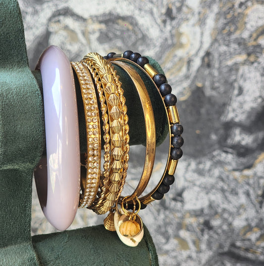 Boho set of 7 bangles