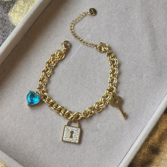 Girly charms bracelet