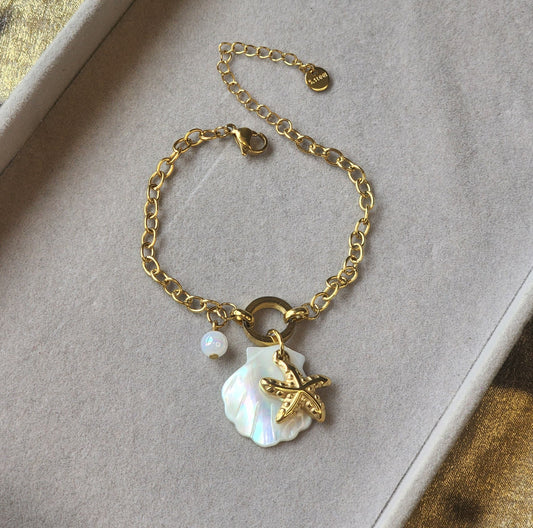 Sea charm bracelet