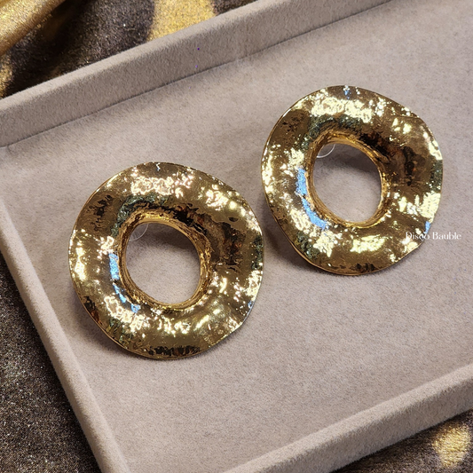 Circle Statement Earrings