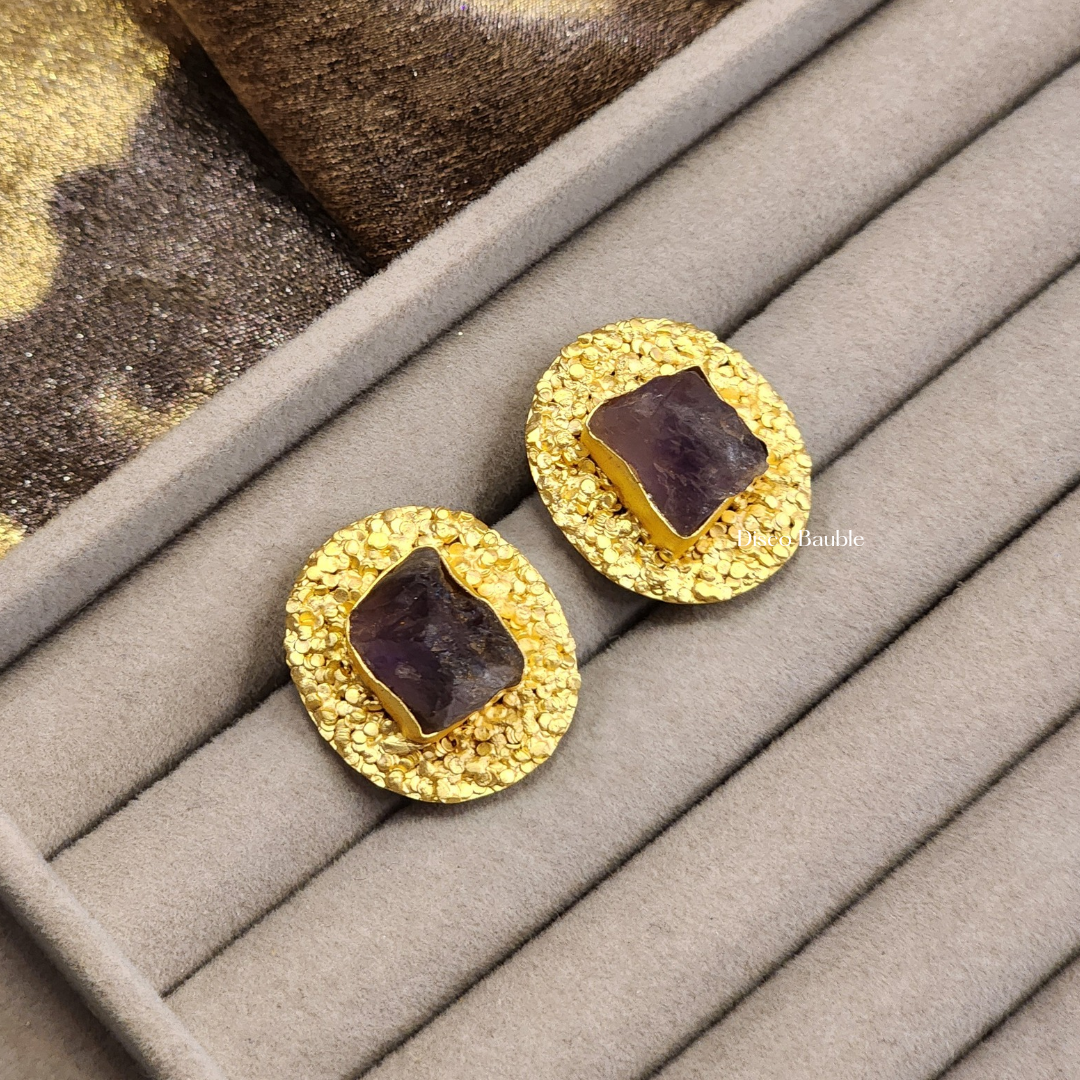 Amethyst Studs