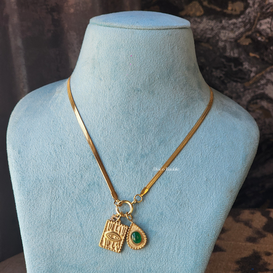 Egyptian eye necklace