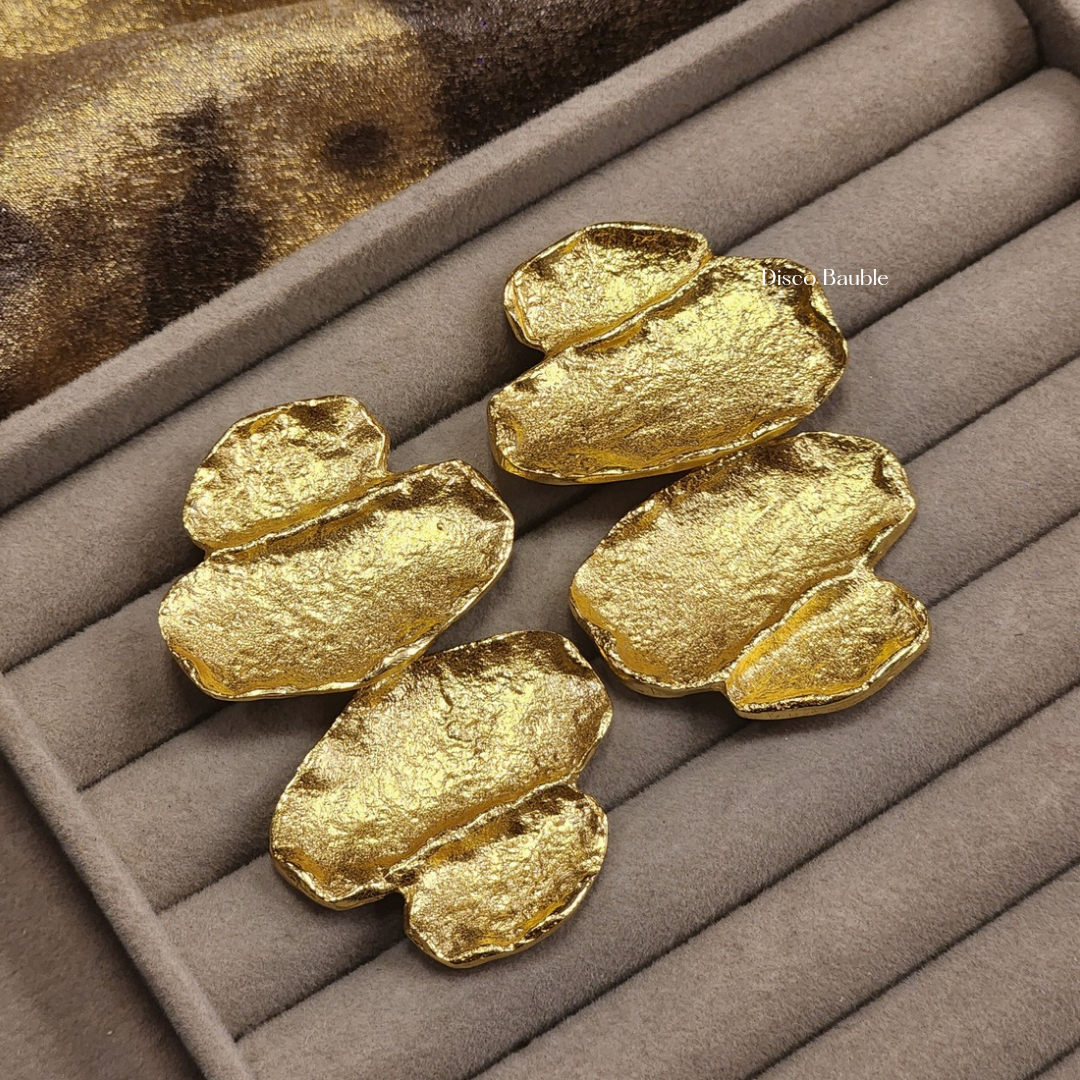 Hammered Statement Earrings