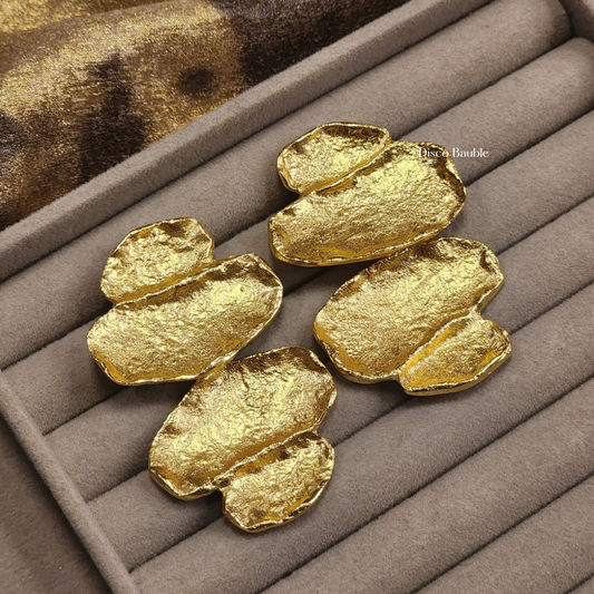 Hammered Statement Earrings