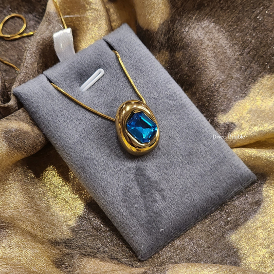 Blue Stone Necklace