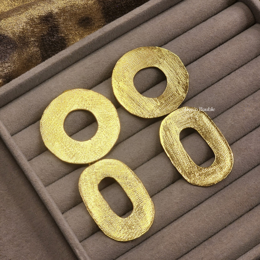 Textured Statement Earrings