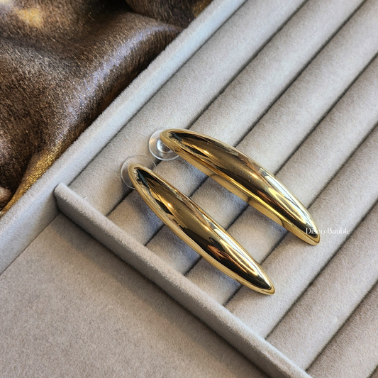 Golden Blades Hoops