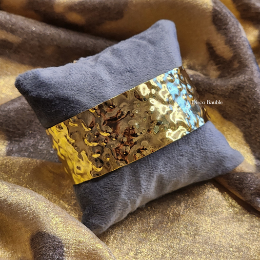 Crushed Cuff Bangle
