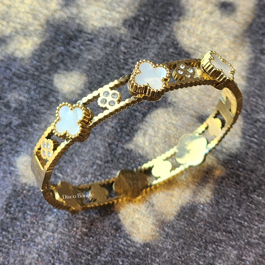 White Clover Bangle