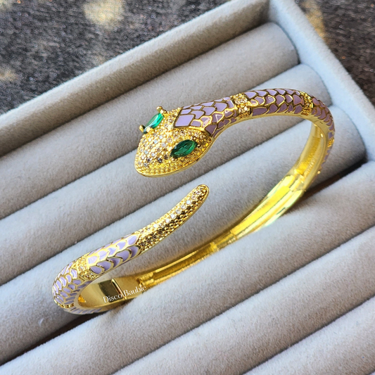 Lavender Snake Bangle