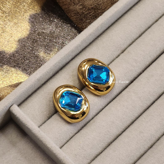 Blue Stone Studs