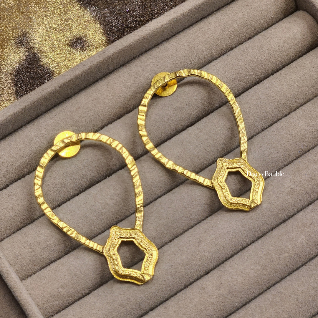 Balloon Brass Earrings