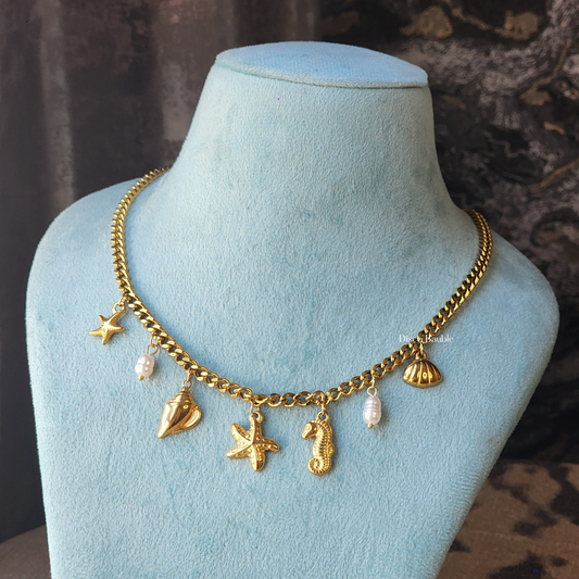 Sea charms necklace