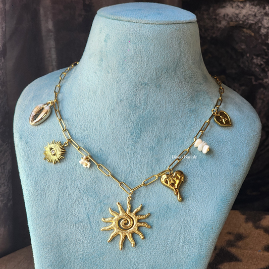 Summer charms necklace
