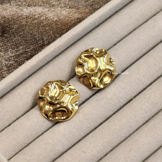 Crushed Circle Studs